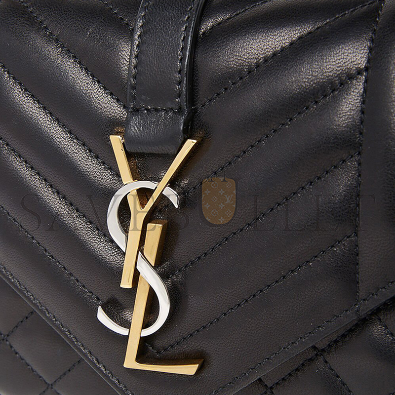 YSL ENVELOPE SMALL IN MIX MATELASSÉ QUILTED LEATHER 600195AABZO1025 (21*13*6cm)